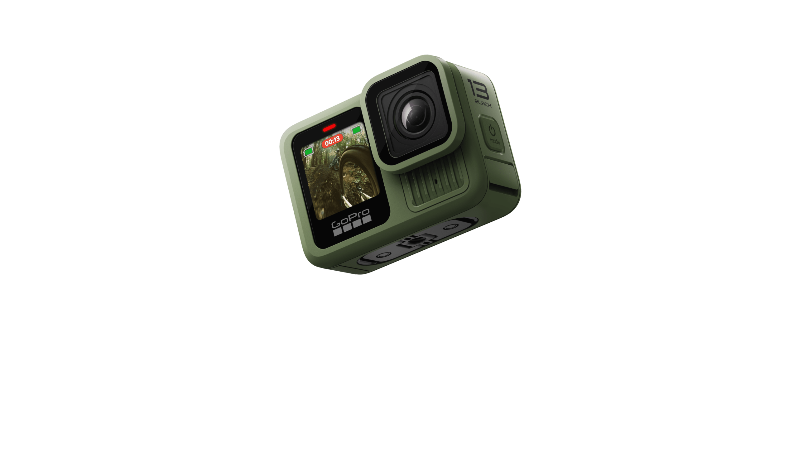 HERO13 Black in Forest Green